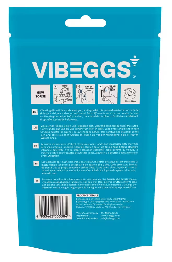 Vibeggs Vibrerande Masturbator Sleeve