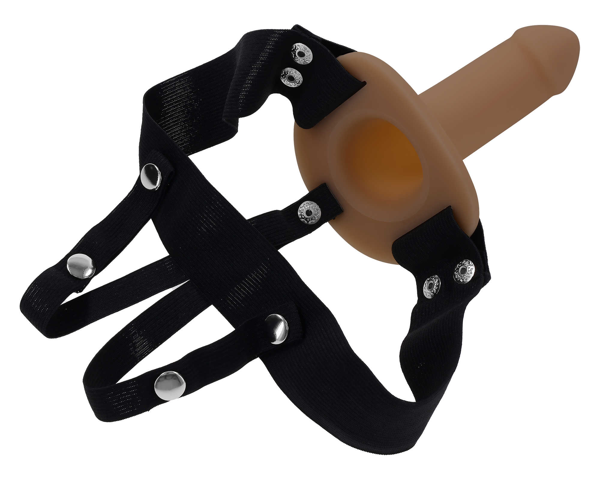 Ihålig Strap-On med Avtagbar Dildo – 16 cm