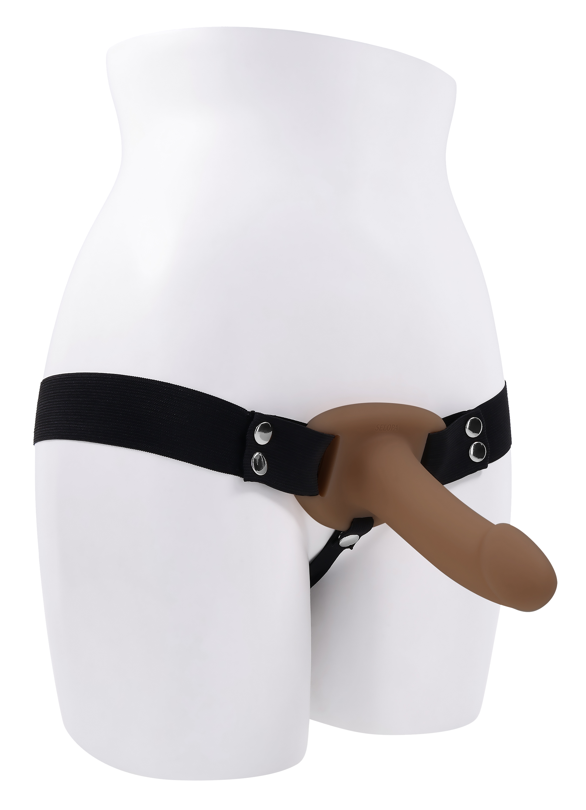 Ihålig Strap-On med Avtagbar Dildo – 16 cm