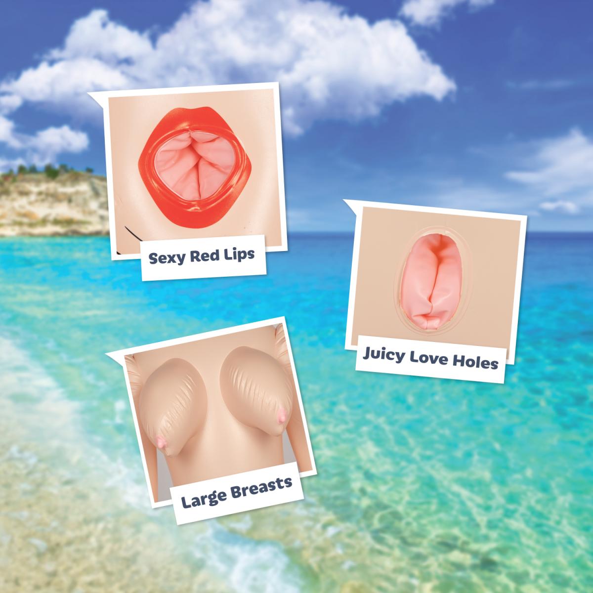 Mia More puhallettava rakkausnukke