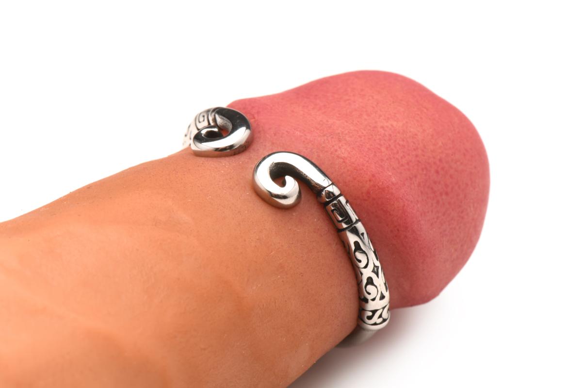 XR Brands Shiny Ring ruostumatonta terästä