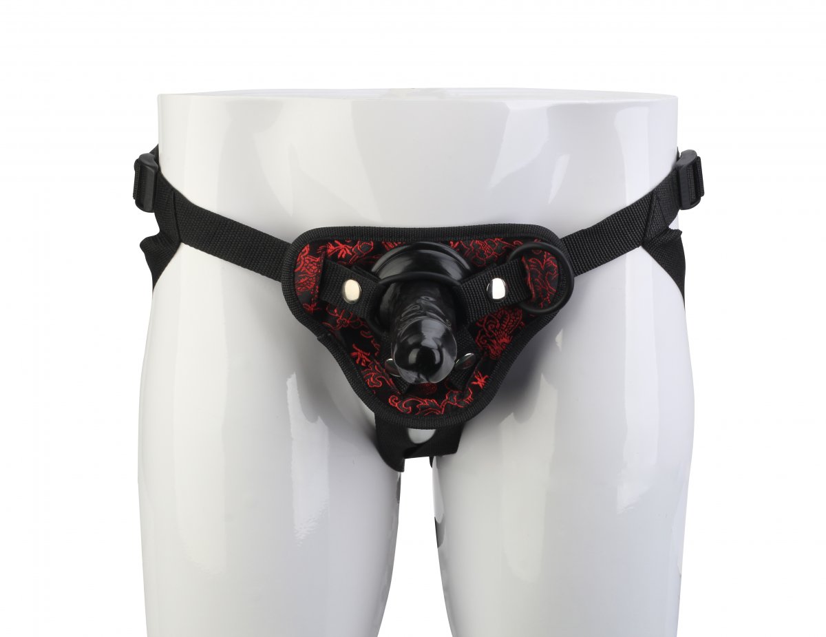 Hihna dildolla. Pituus 14,5 cm