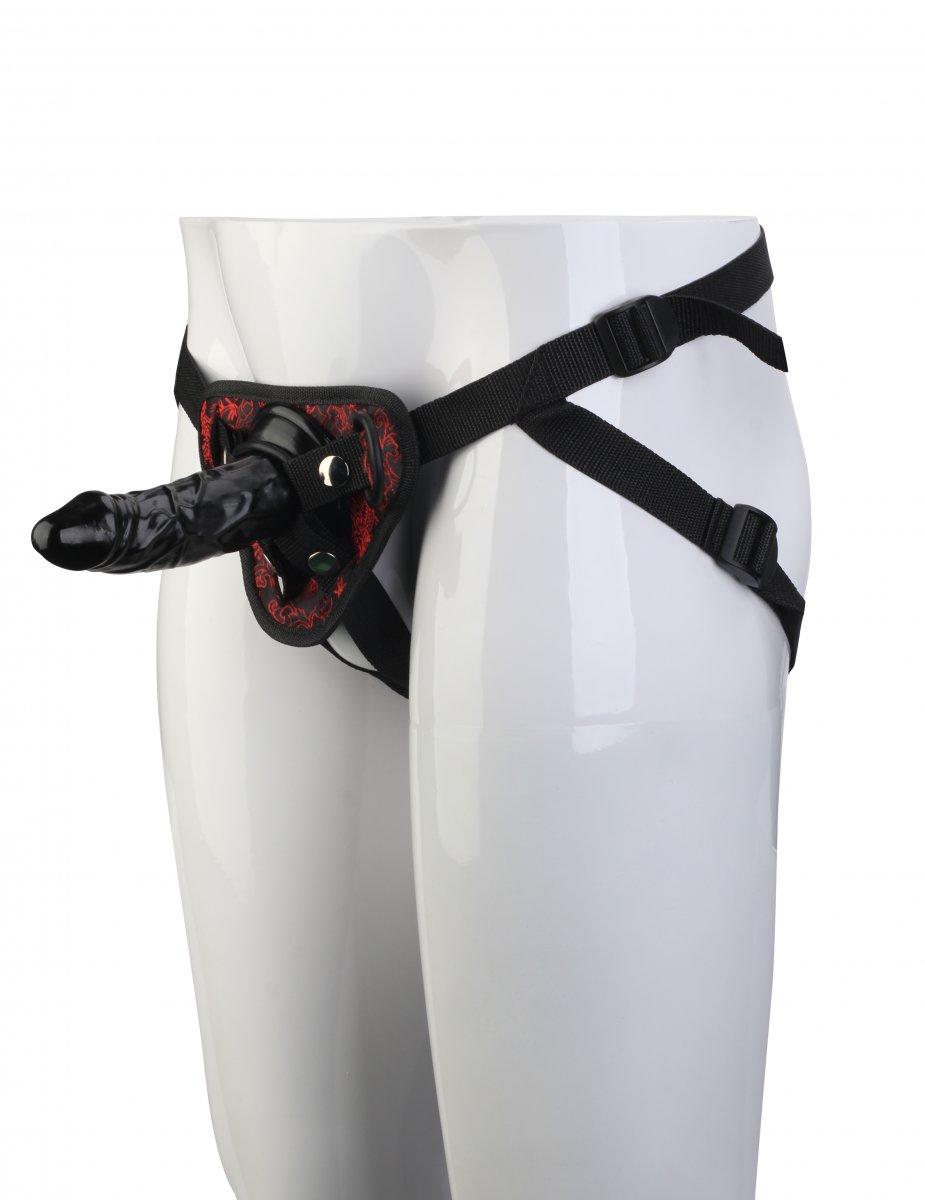 Hihna dildolla. Pituus 14,5 cm