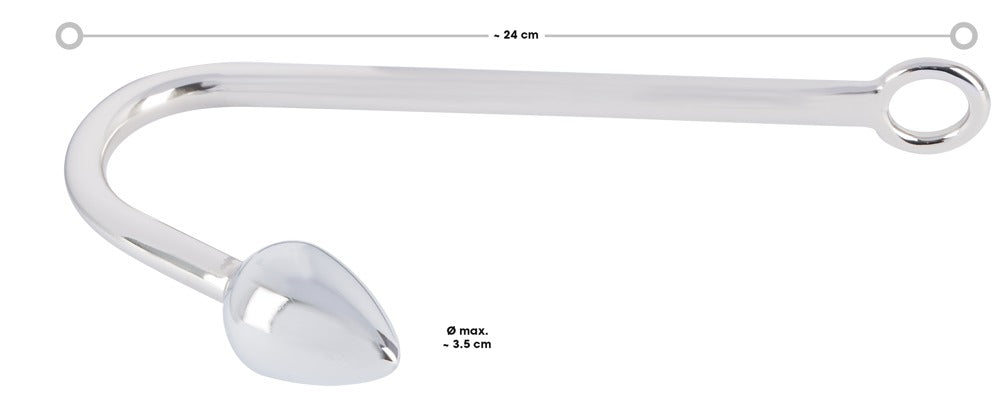 Analkrok I Metall 24 cm