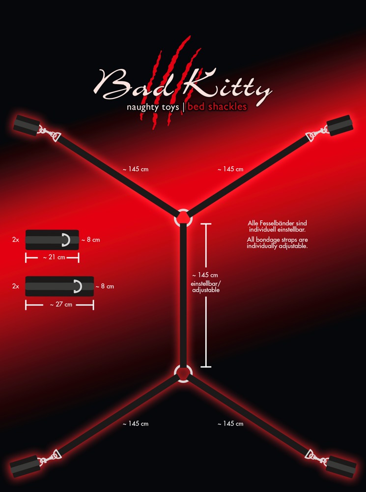 Bondage hihnat sänkyyn