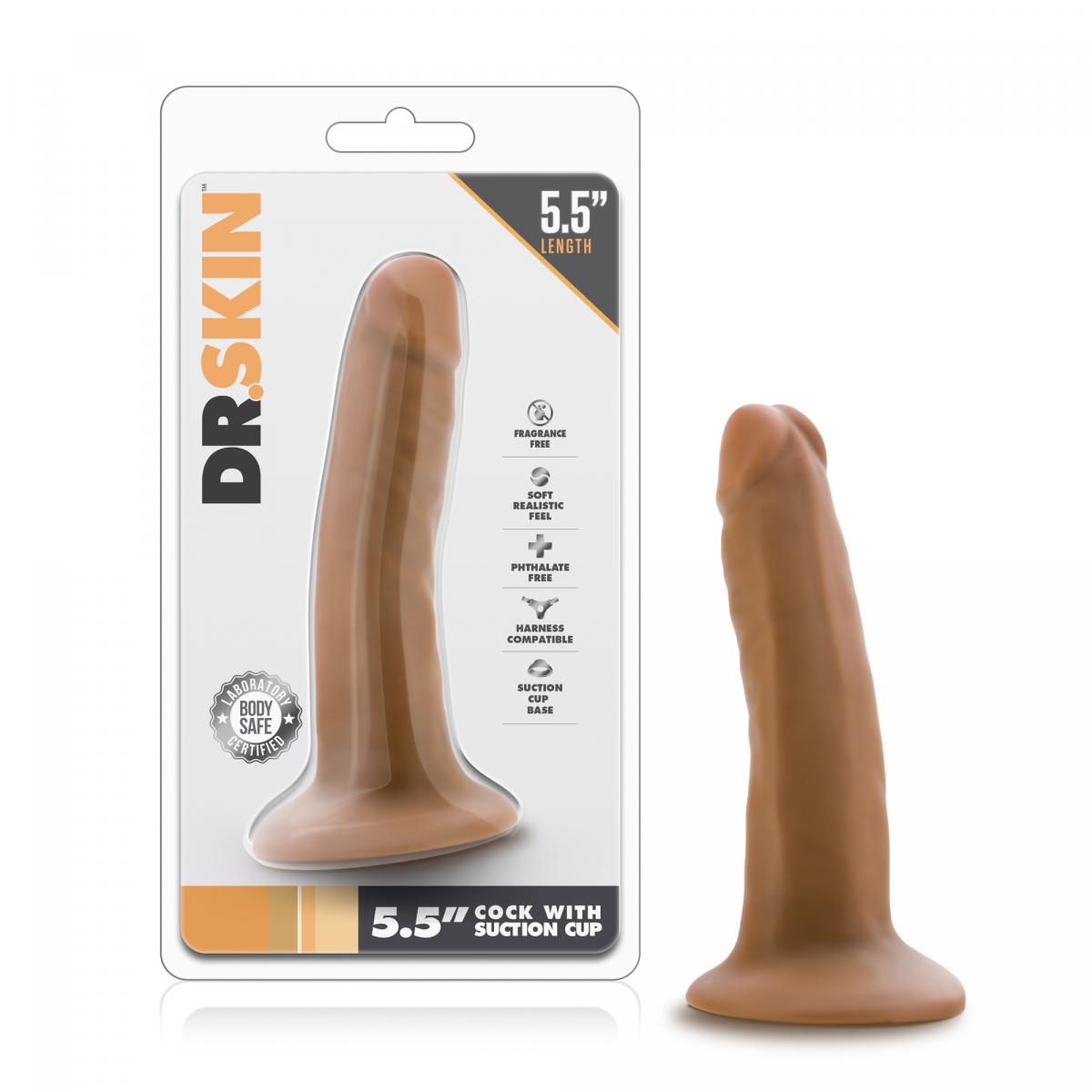 Dr.Skin Dildo 14 cm Ruskea