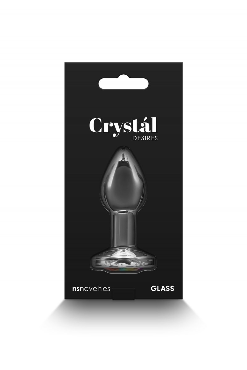 Lasinen Rainbow Butt Plug