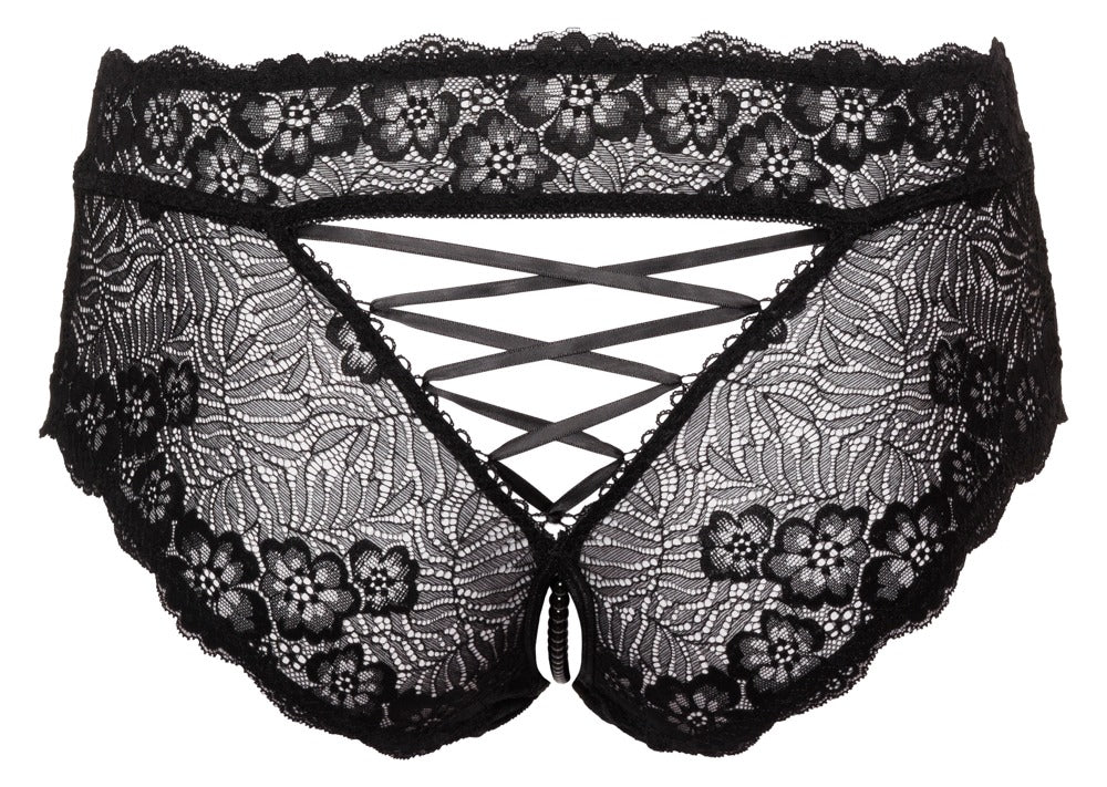 Avoimet pikkuhousut helmillä