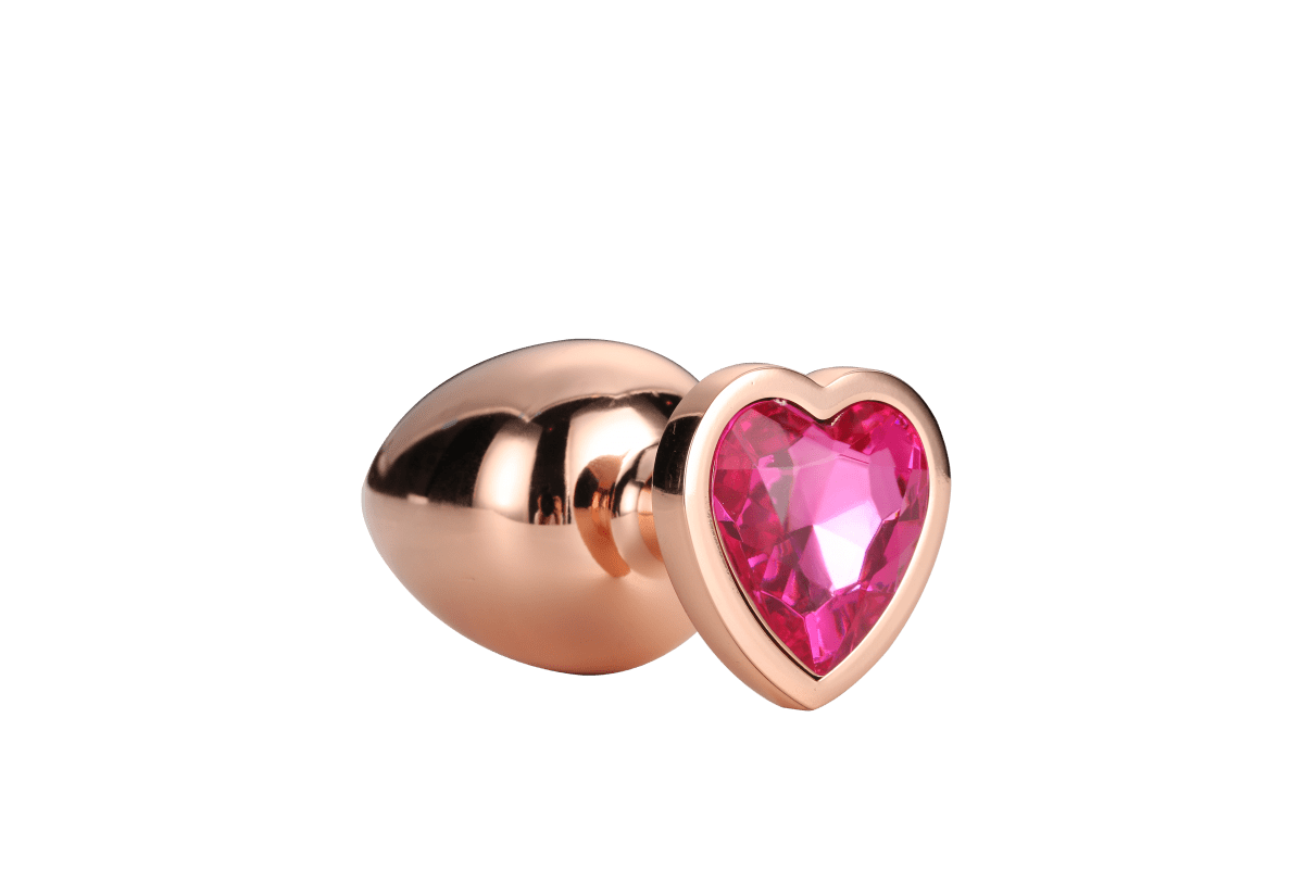 Kultainen Butt Plug Sydämellä