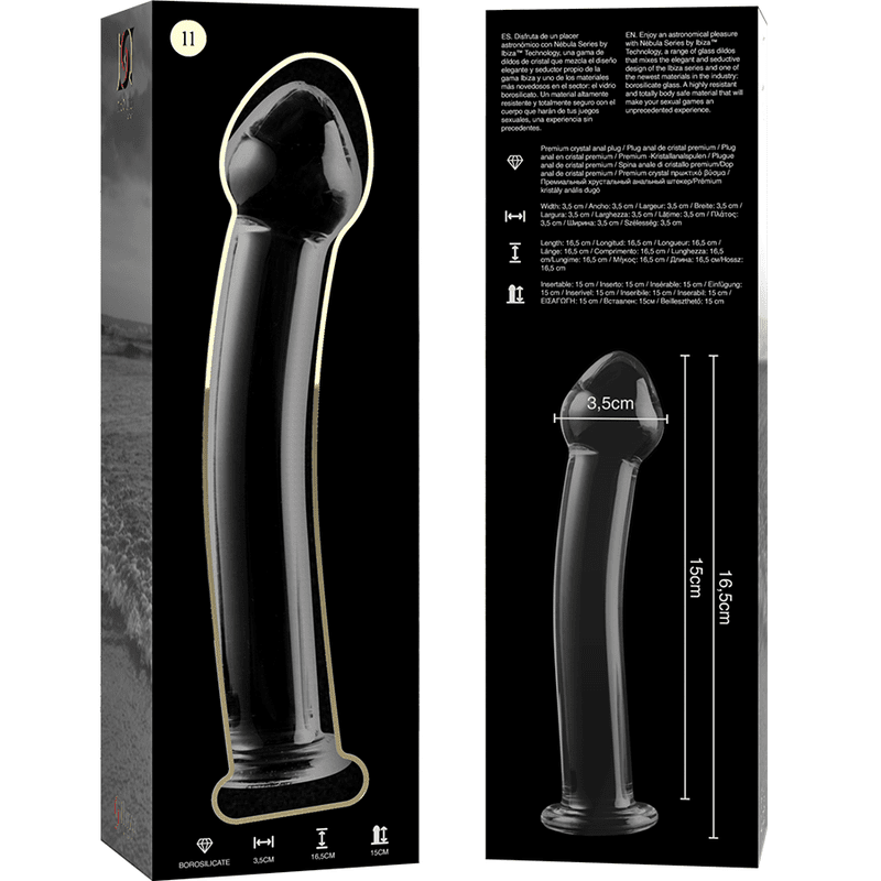 Nebula Series Model 11 Glass Dildo
