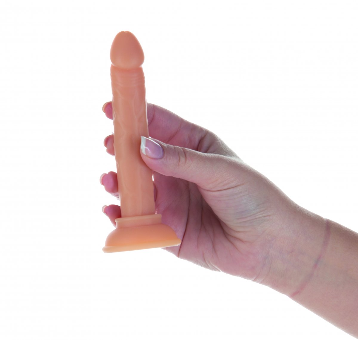 Mjuk Dildo Med Sugpropp