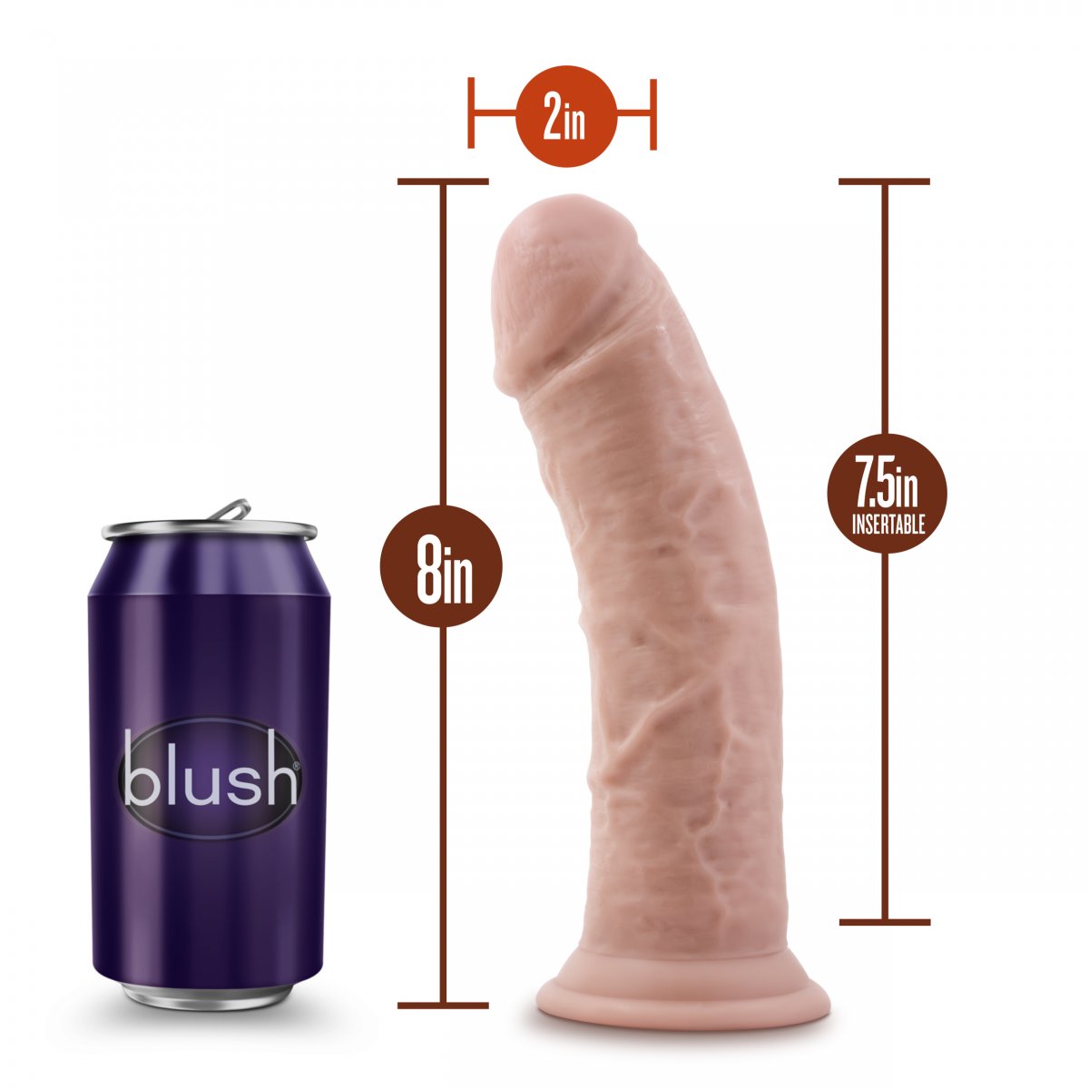 Dr Skin Realistisk Dildo 18 cm