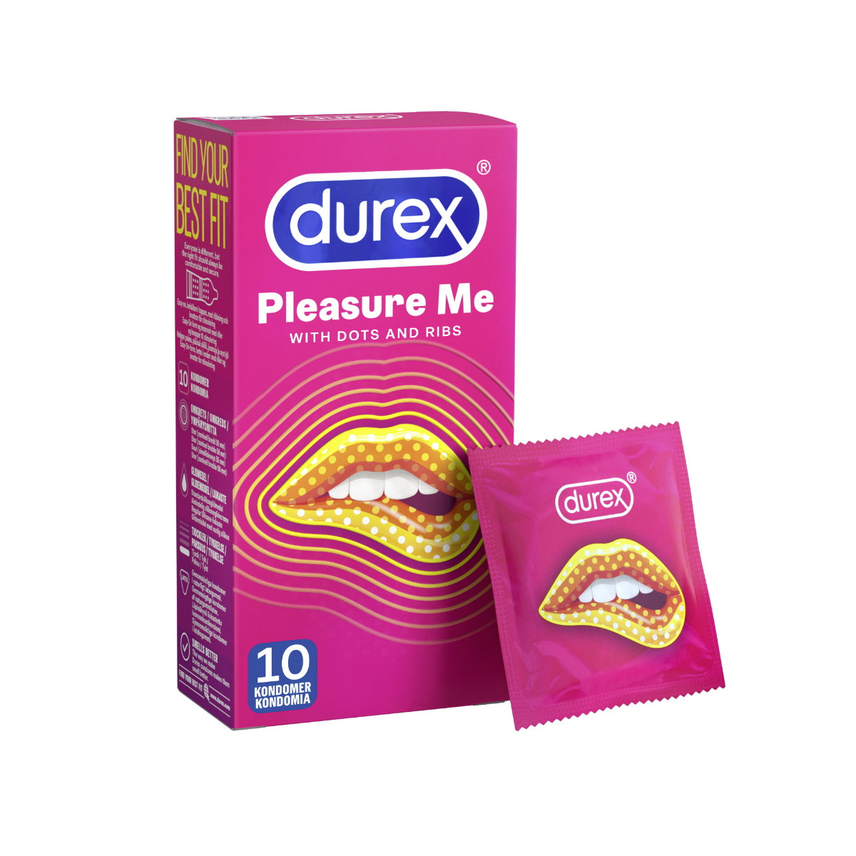 Kondomit Durex Pleasure Me
