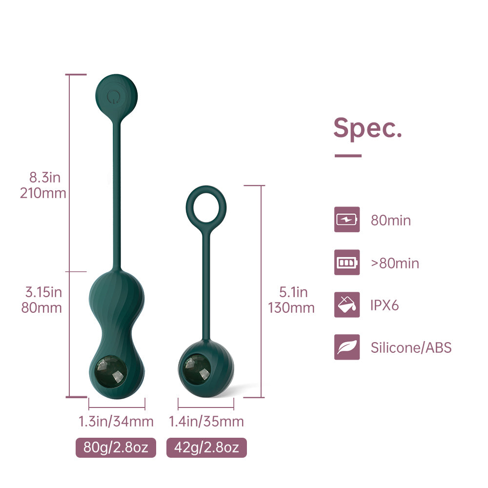 Magic Motion Duo Kegel Trainer Grøn