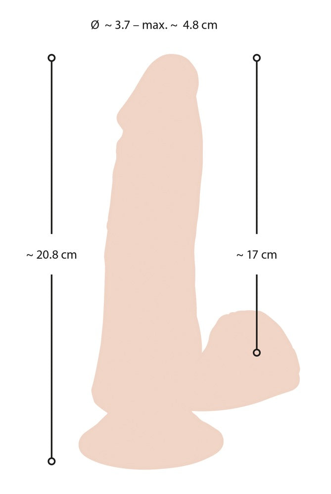 Kauko-ohjattu Nature Skin -dildo