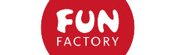 Fun factory logo med vit bakgrund