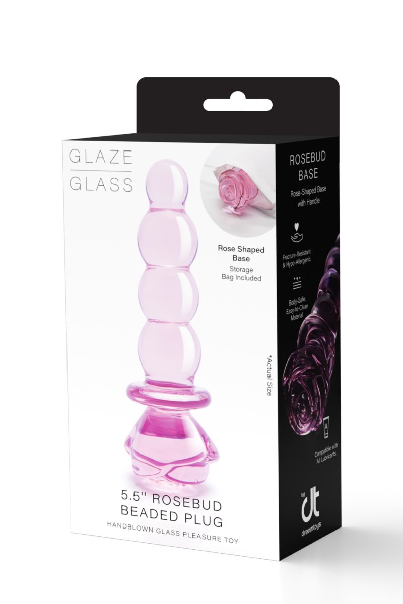 Glaze Glass Butt Plug