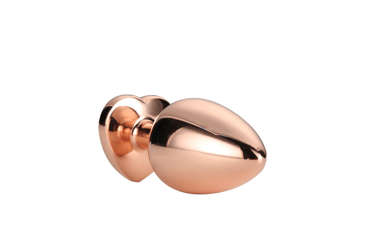 Kultainen Butt Plug Sydämellä