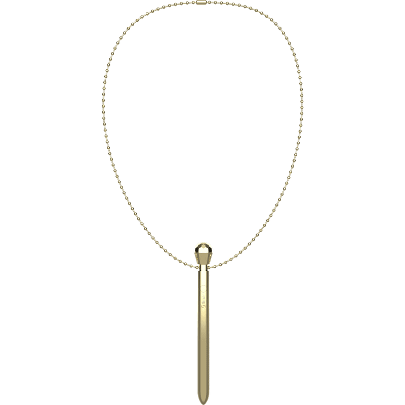 Vibrator Halsband Guld
