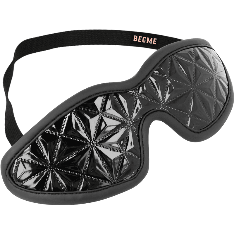 BegMe Black Fetish Eye Mask