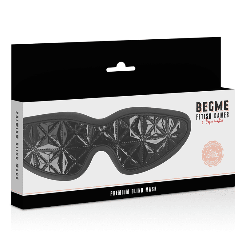 BegMe Black Fetish Eye Mask