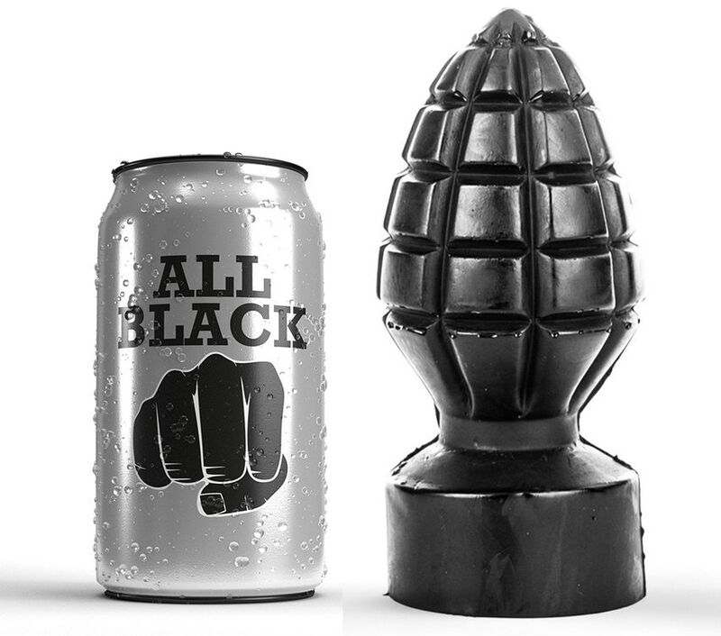 AllBlack Buttplug 14 cm