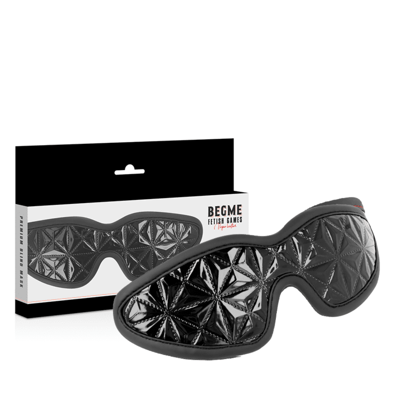 BegMe Black Fetish Eye Mask