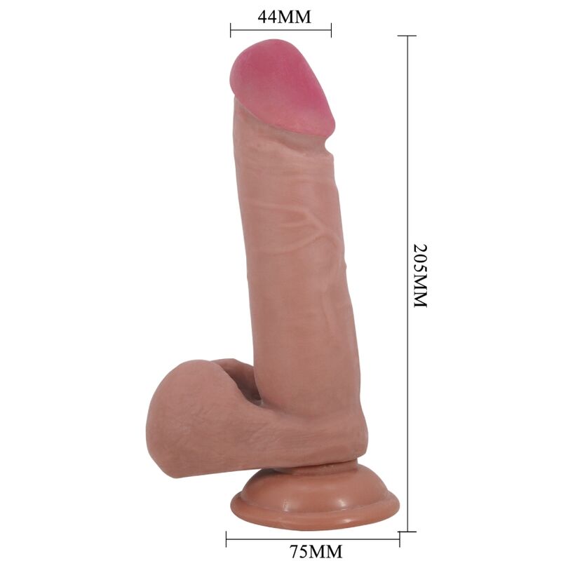Pretty Love Sliding Skin Realistisk Dildo 20,5 cm