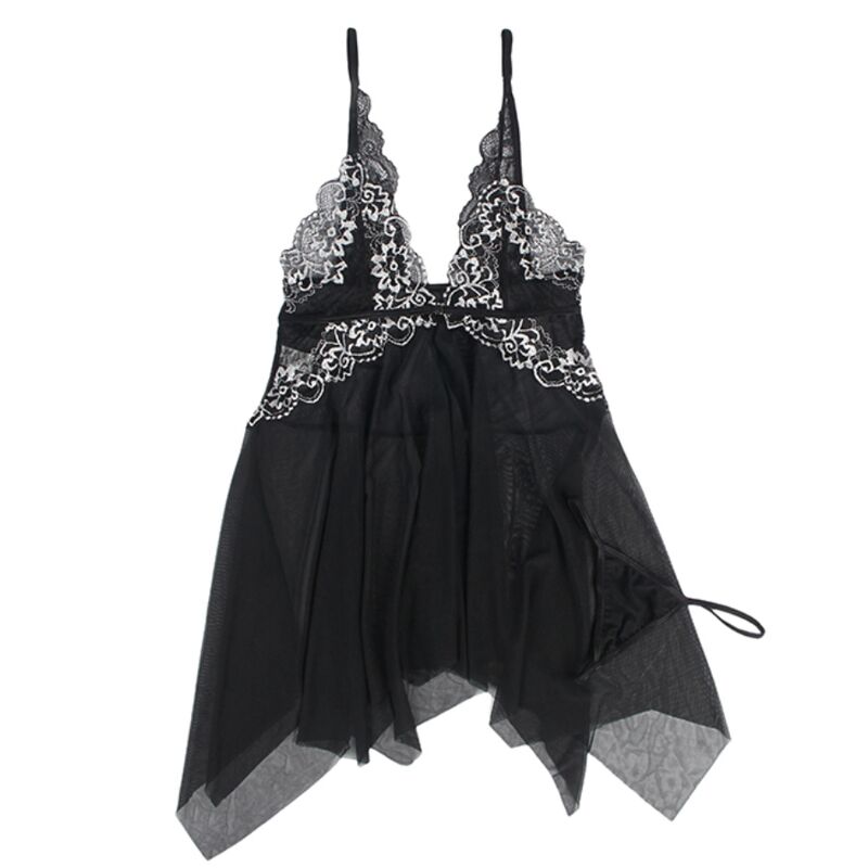 Subblime Elegant Babydoll med Asymmetrisk Kjol