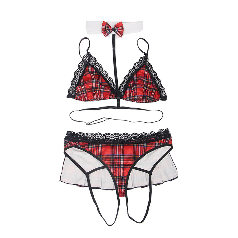 Ylivoimainen seksikäs koulutyttöasu