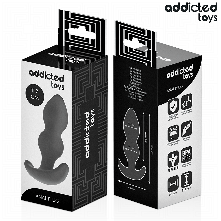 Addicted Toys Anal Plug – Silikon Large 11,7 cm