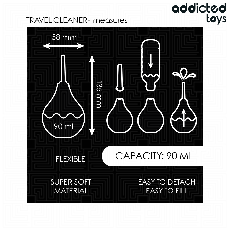 Travel Size Anal Dusch 90 ml – Addicted Toys