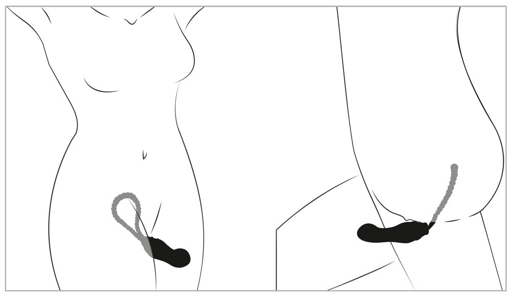 Olkaimeton Strapon Black Velvets