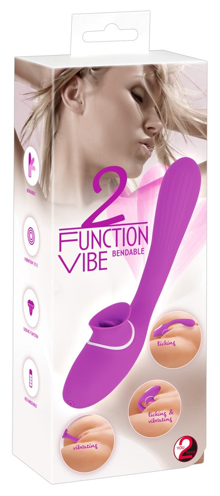 Böjbar 2 Funktion Vibrator