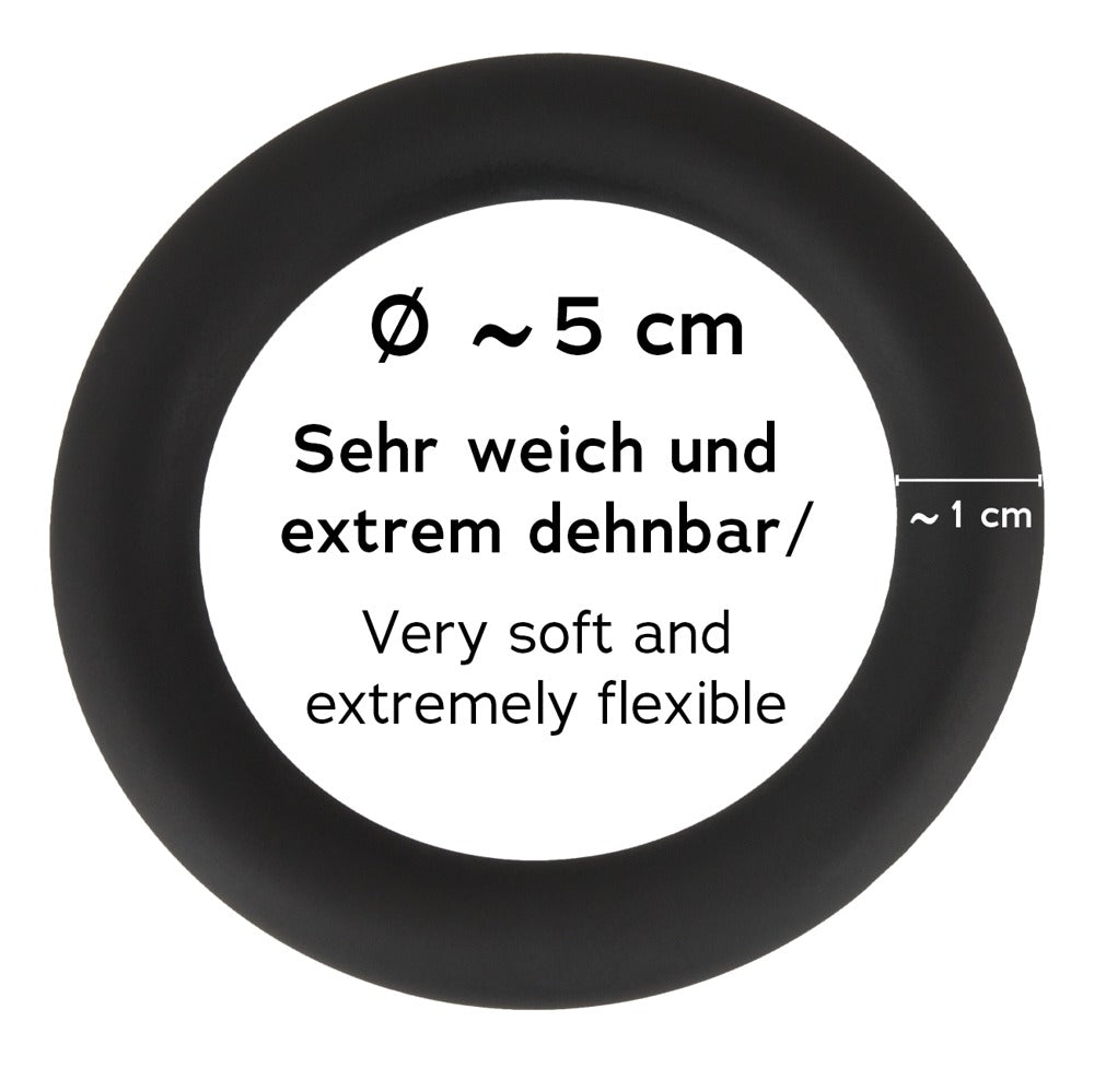 Stor penisring til pung og penis