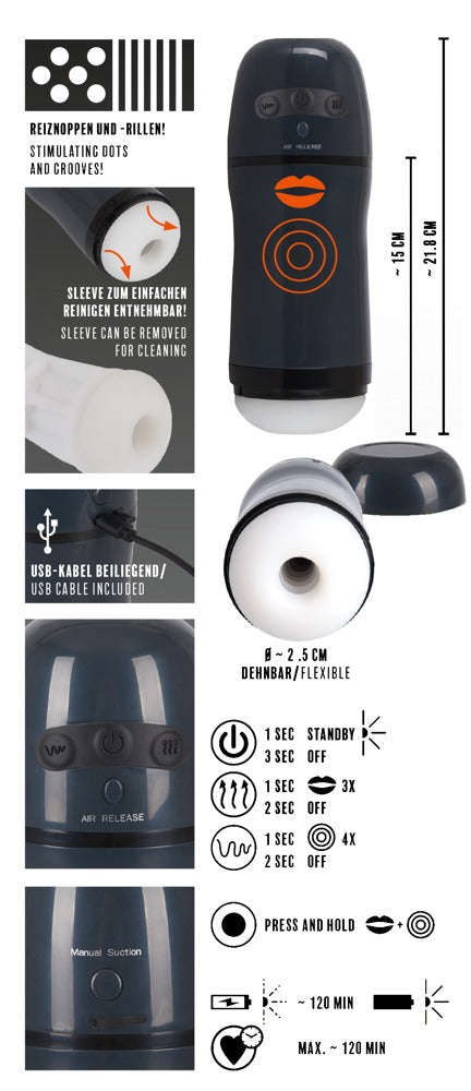 Avsugningsmaskin Rebel Stroker