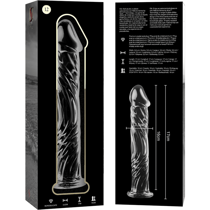 Nebula Series Model 12 Glass Dildo
