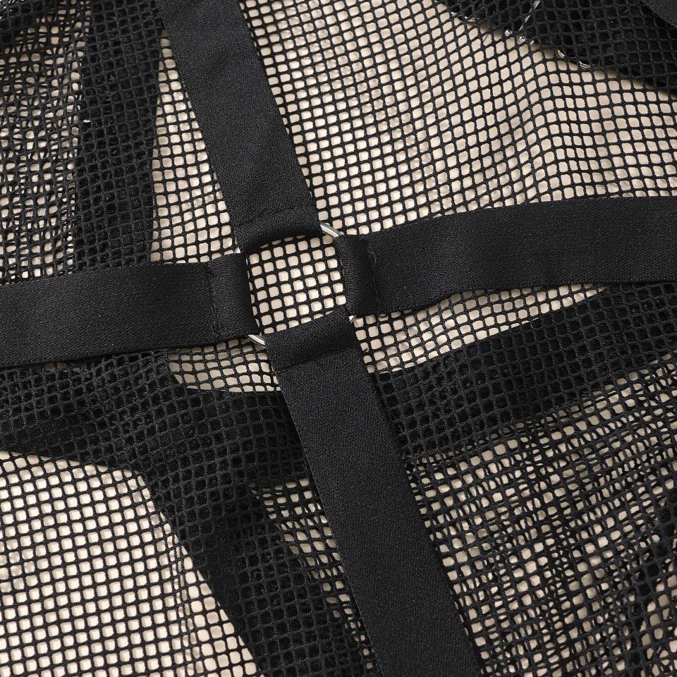 Sexet meshkjole med trusser