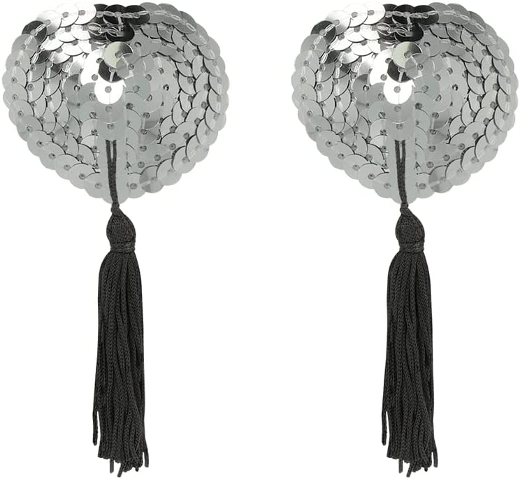 Silver Nipple Sticker