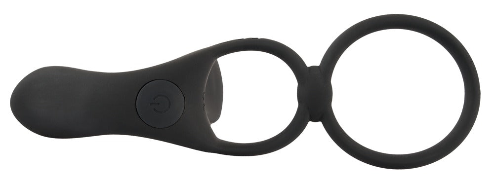 Vibraattorikukon rengas dildolla