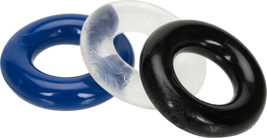 Penisrenkaat kolme kappaletta