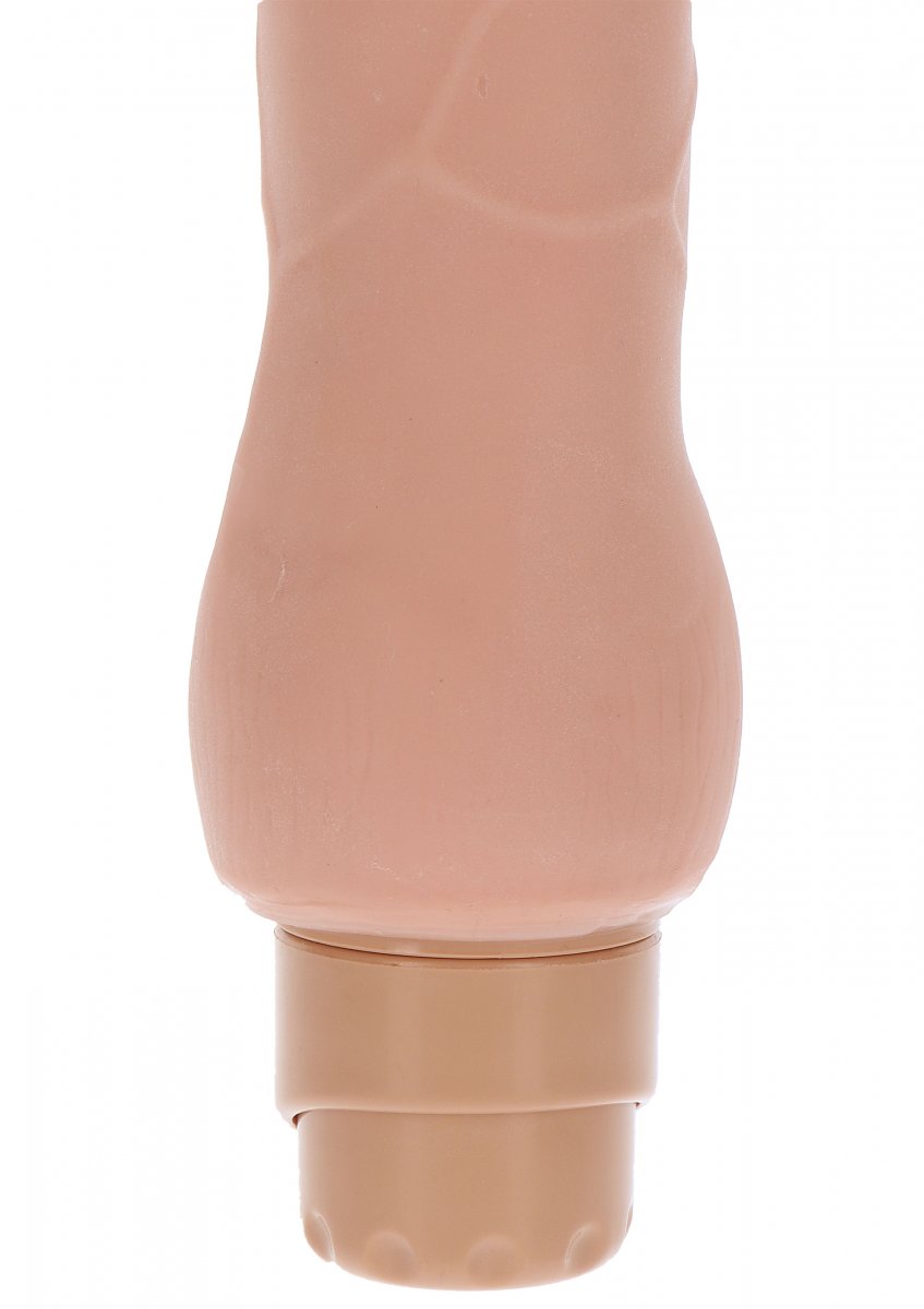 Pehmeä vibraattoridildo 22 cm
