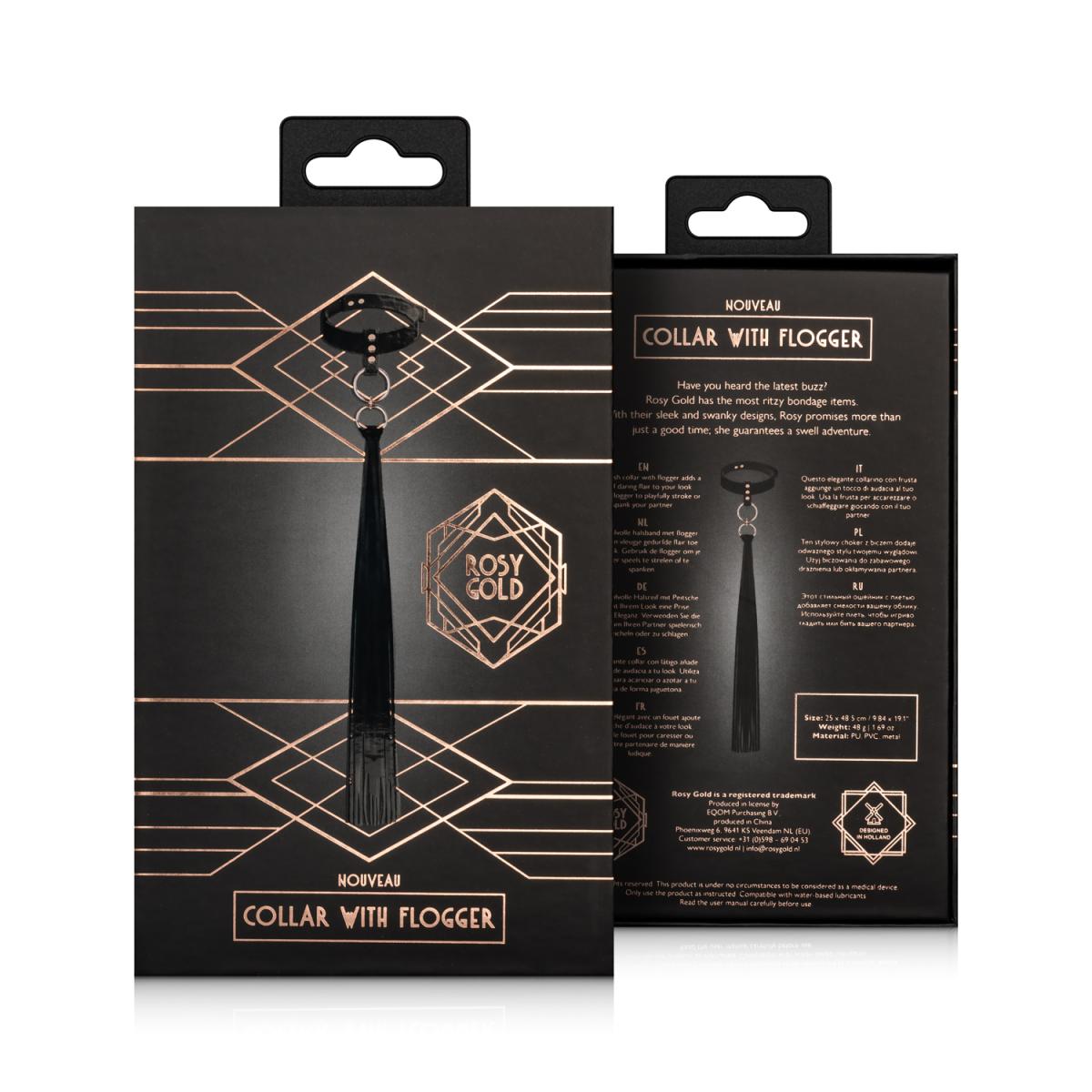 Roséguld Halsband med Flogger