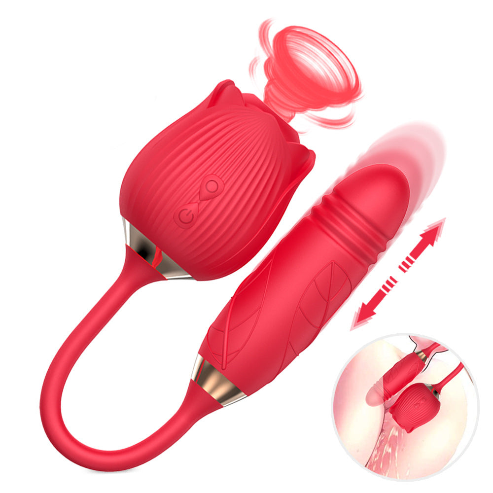 Klitoris-vibraattori työntövoimalla