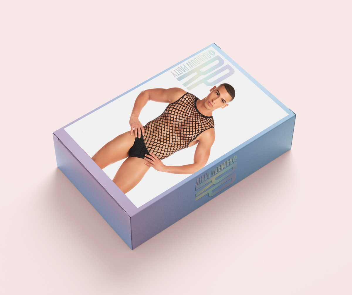 Miesten musta verkkopuku