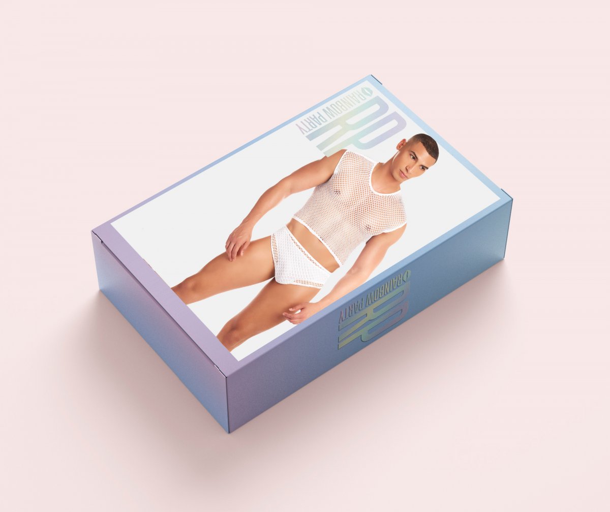 Herr Nätset 3-delat Vitt