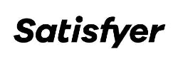 Satisfyer logo med vit bakgrund