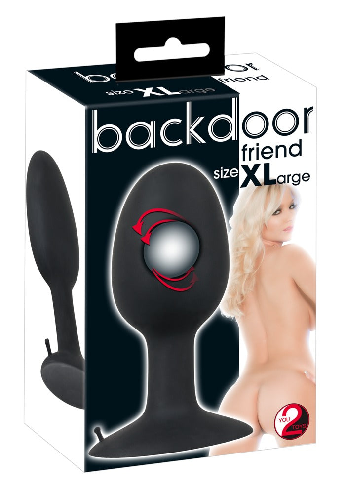 Backdoor XL Buttplug Med Kula