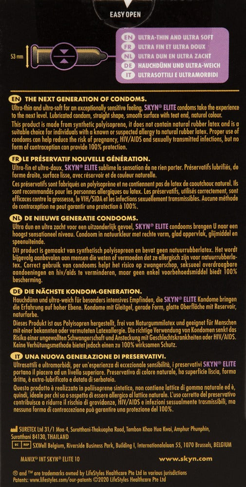 Skyn Elite Ultra Thin kondomi