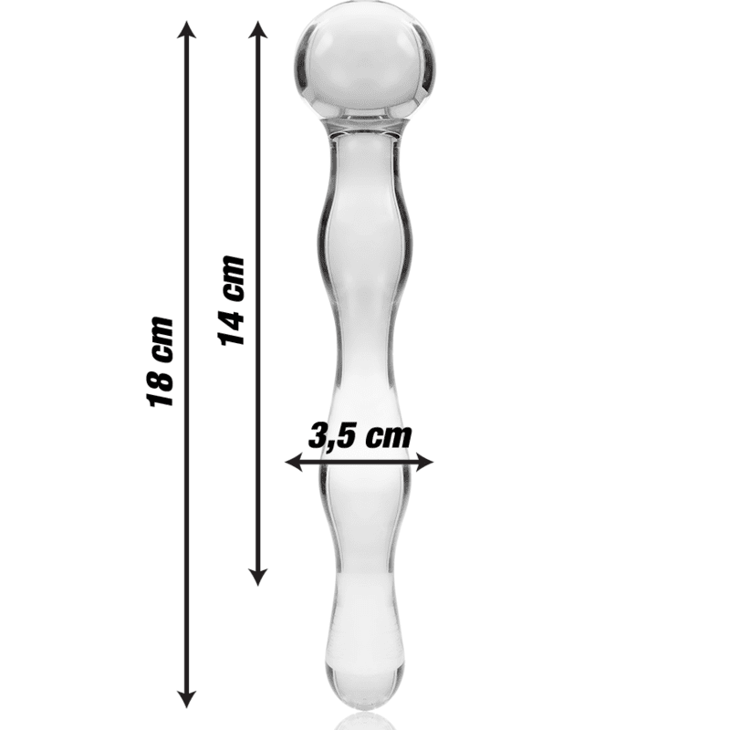 Nebula Series Model 13 Glass Dildo